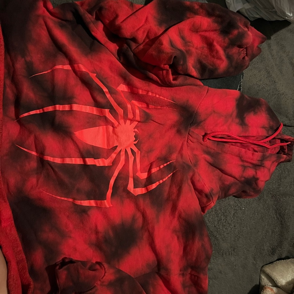 Red and Black Spider Hoodie